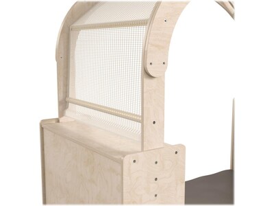 Flash Furniture Bright Beginnings Kids Reading Nook with Canopy, Brown (MK-KE18007-GG)