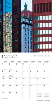 2026 BrownTrout Commonwealth of Pennsylvania Pennsylvania Places 12" x 12" Monthly Wall Calendar (9798330705108)