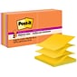 Post-it Super Sticky Pop-up Notes, 3" x 3", Energy Boost Collection, 90 Sheet/Pad, 10 Pads/Pack (R33010SSAU)