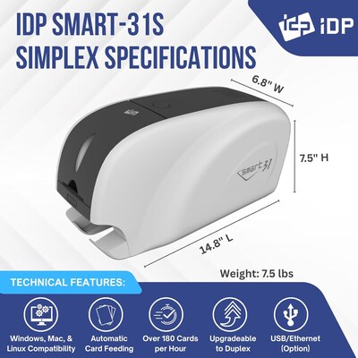 IDP SMART-31 ID Card Printer Kit (651527K)