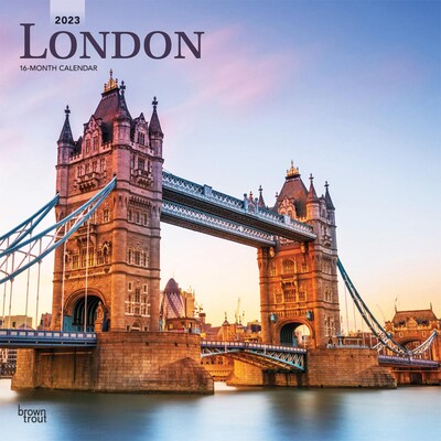 2023 BrownTrout London 12 x 24 Monthly Wall Calendar, (9781975452070)