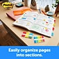 Post-it® Tabs Value Pack, 1" Wide and 2" Wide, Assorted Colors, 114 Tabs/Pack (686-VAD2)