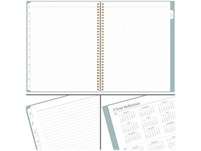 2024-2025 Cambridge WorkStyle Classic 8.5" x 11" Academic Weekly & Monthly Planner, Poly Cover, Mellow Frost