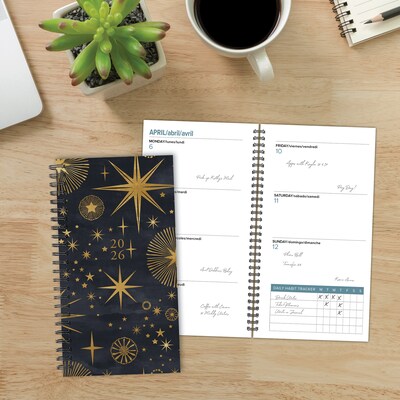 2026 Willow Creek Celestial 3.5" x 6.5" Weekly & Monthly Planner, Paperboard Cover (57322)