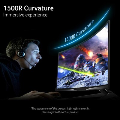 Acer Nitro 31.5" Curved FHD 180 Hz LCD Gaming Monitor, Black (EDS320Q S3BIIPX)