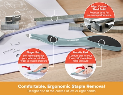 Bostitch Office Titan Heavy Duty Desktop Stapler, 50-Sheet Capacity, Staples Included, Sage (B615-SGE-VP)