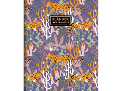 2024-2025 TF Publishing Jungle Cat 9 x 11 Academic Monthly Planner, Paperboard Cover, Multicolor (