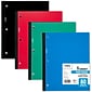 Mead Wireless Neatbook 1-Subject Notebooks, 8" x 10.5", Wide Ruled, 80 Sheets, Each (05222)