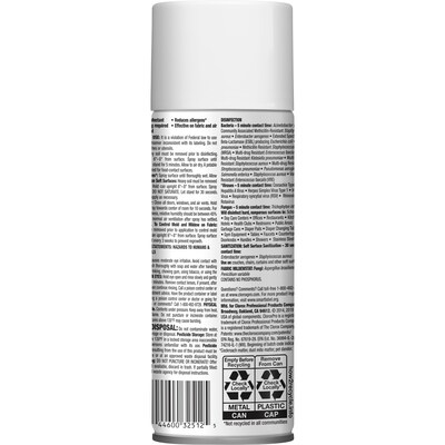CloroxPro Clorox 4 in One Disinfectant & Sanitizer, Lavender, 14 oz. Canister (32512)