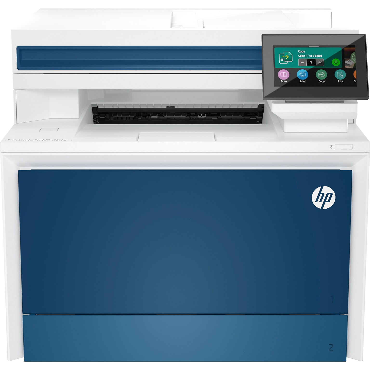 HP Color LaserJet Pro LJP 4301fdw Wireless Color Laser Printer, All-In-One, Print, Scan, Copy, Fax (4RA82F)