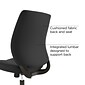 Union & Scale™ Essentials™ Ergonomic Armless Fabric Task Chair, Black (UN59382)