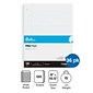 Quill Brand® Wide Ruled Filler Paper, 8" x 10.5", White, 120 Sheets, 36/Carton(TR37426)