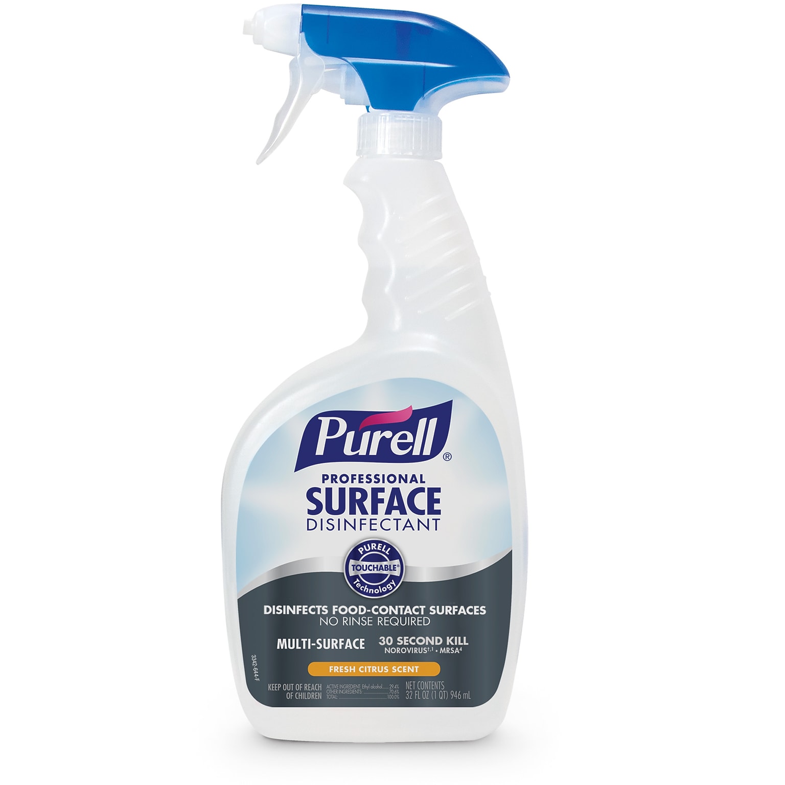 PURELL Professional Surface Disinfectant Spray, Fresh Citrus Scent, 32 oz. (3342-06)