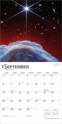 2026 BrownTrout James Webb Space Telescope 12" x 12" Monthly Wall Calendar (9798330703999)