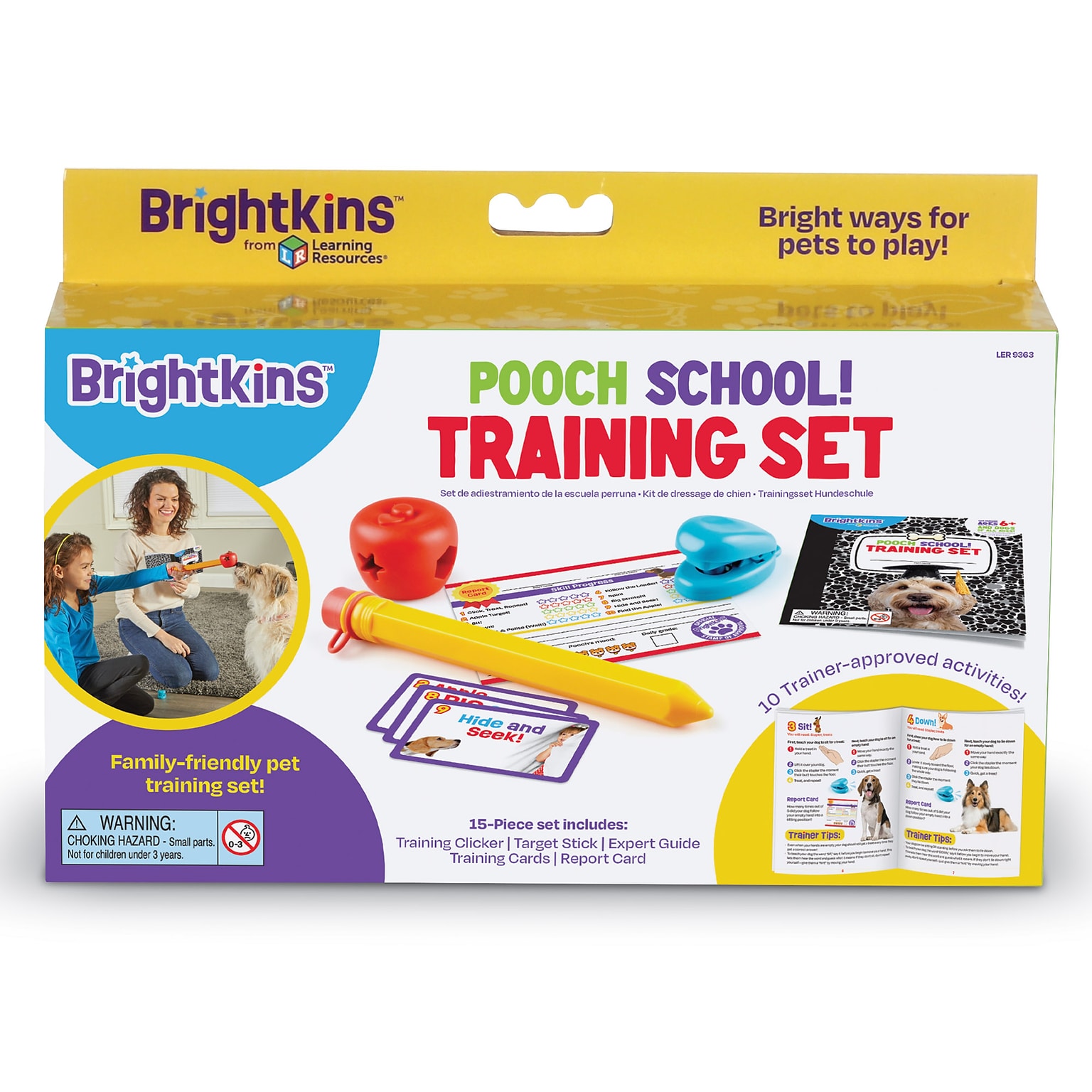 Brightkins Pooch School! Training Set, Multicolored, 6 Pieces (LER9363)