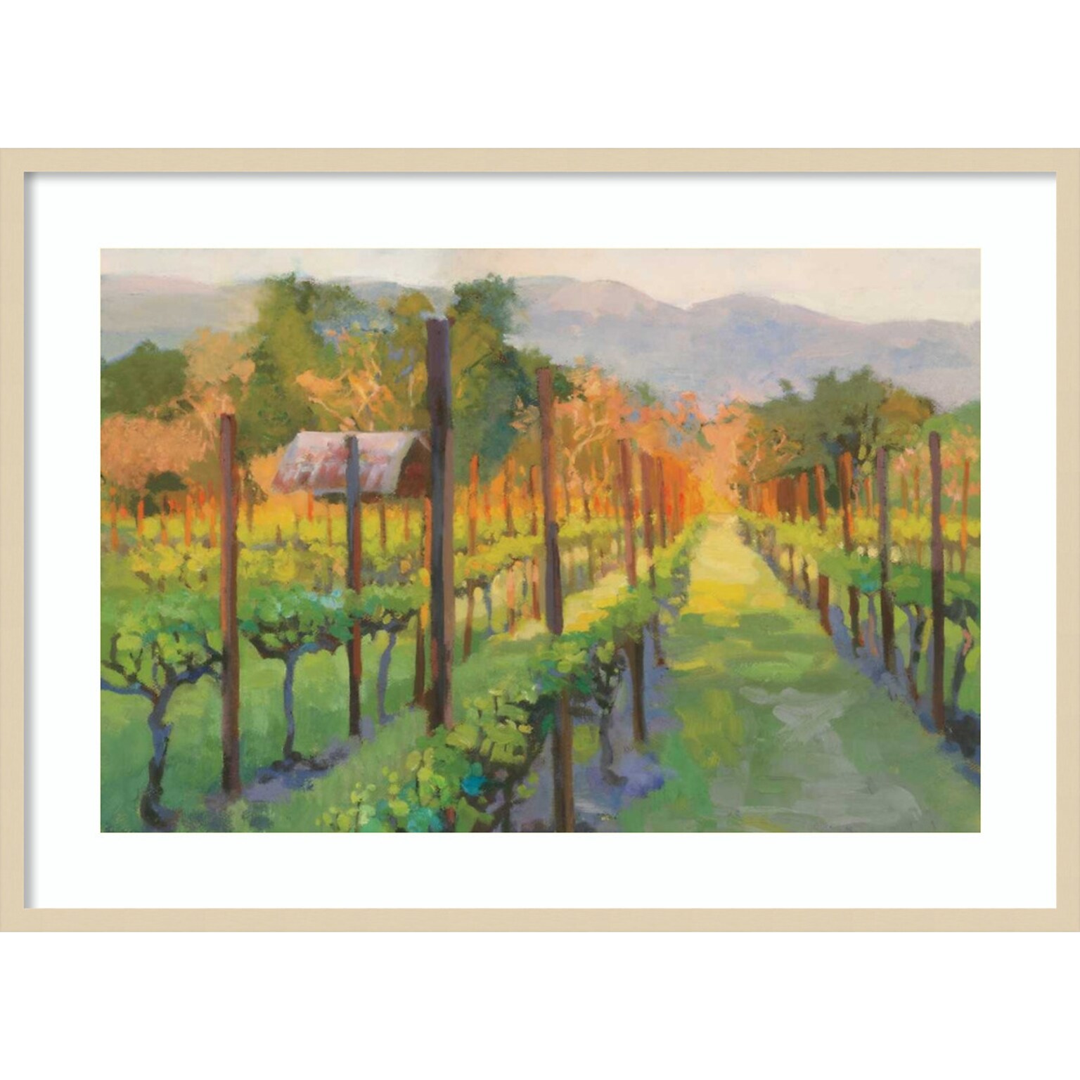 Amanti Art Silverado Afternoon Landscape by Christine Debrosky Wood Framed Wall Art Print, 41 x 30 (A42675643532)