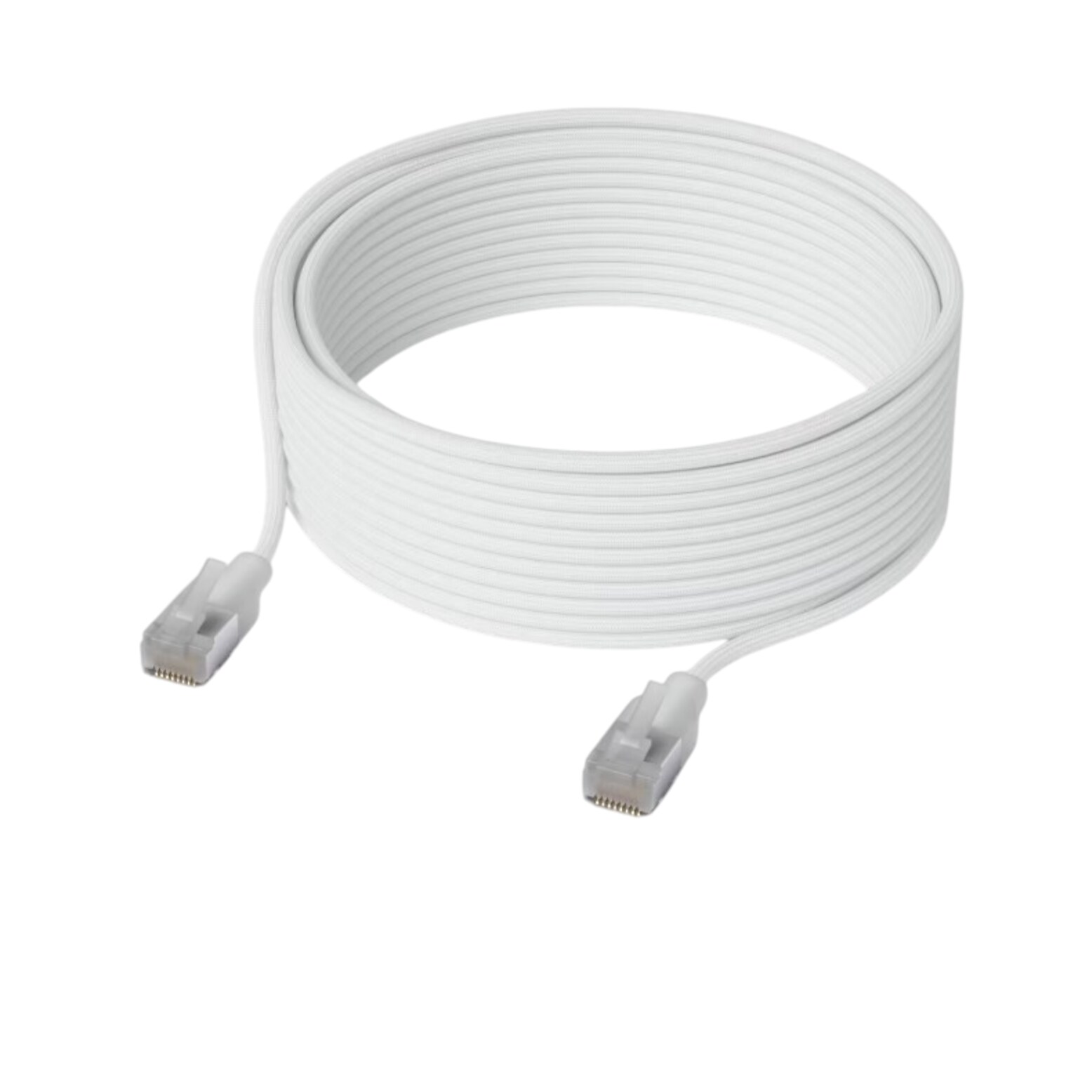 Ubiquiti UniFi Premium 49.2 ft. CAT-6a Ethernet Cable, 28 AWG, White (UACC-Cable-Patch-EL-C6A)