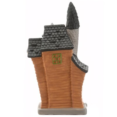 National Tree Company 12" Haunted House with Tower and LED Light (PG11-FJ80464-1)