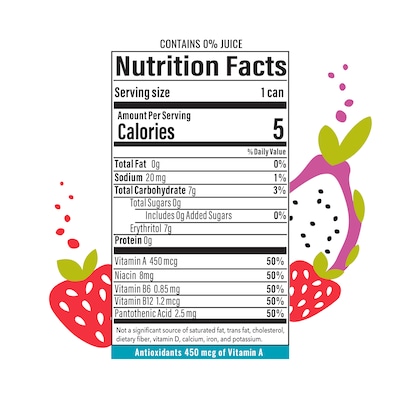 Bubbl'r Antioxidant Pitaya Berry Nect'r Flavored Sparkling Water, 12 oz., 12 Cans/Carton (028435399780)