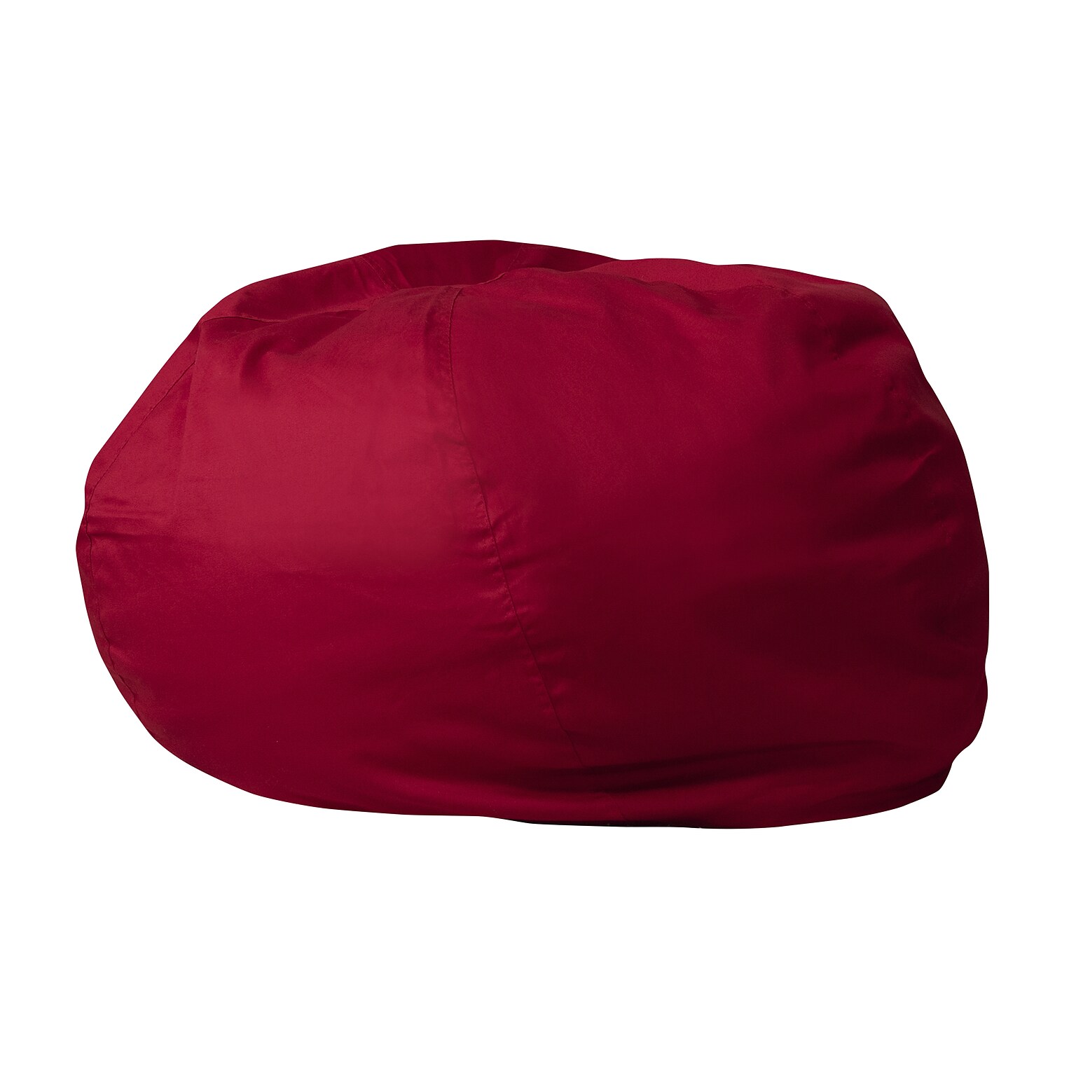 Flash Furniture Cotton Twill Bean Bag Chair, Red (DGBEANLGSLDRD)