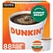 Dunkin Decaf Coffee Keurig® K-Cup® Pods, Medium Roast, 88/Carton (400846)