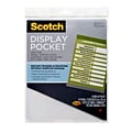 Scotch Display Pocket, 8.5 x 11, Clear (WL854C)