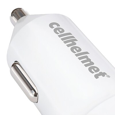 cellhelmet USB-C Car Charger for Multiple Brands, 30W, White (PK-201)