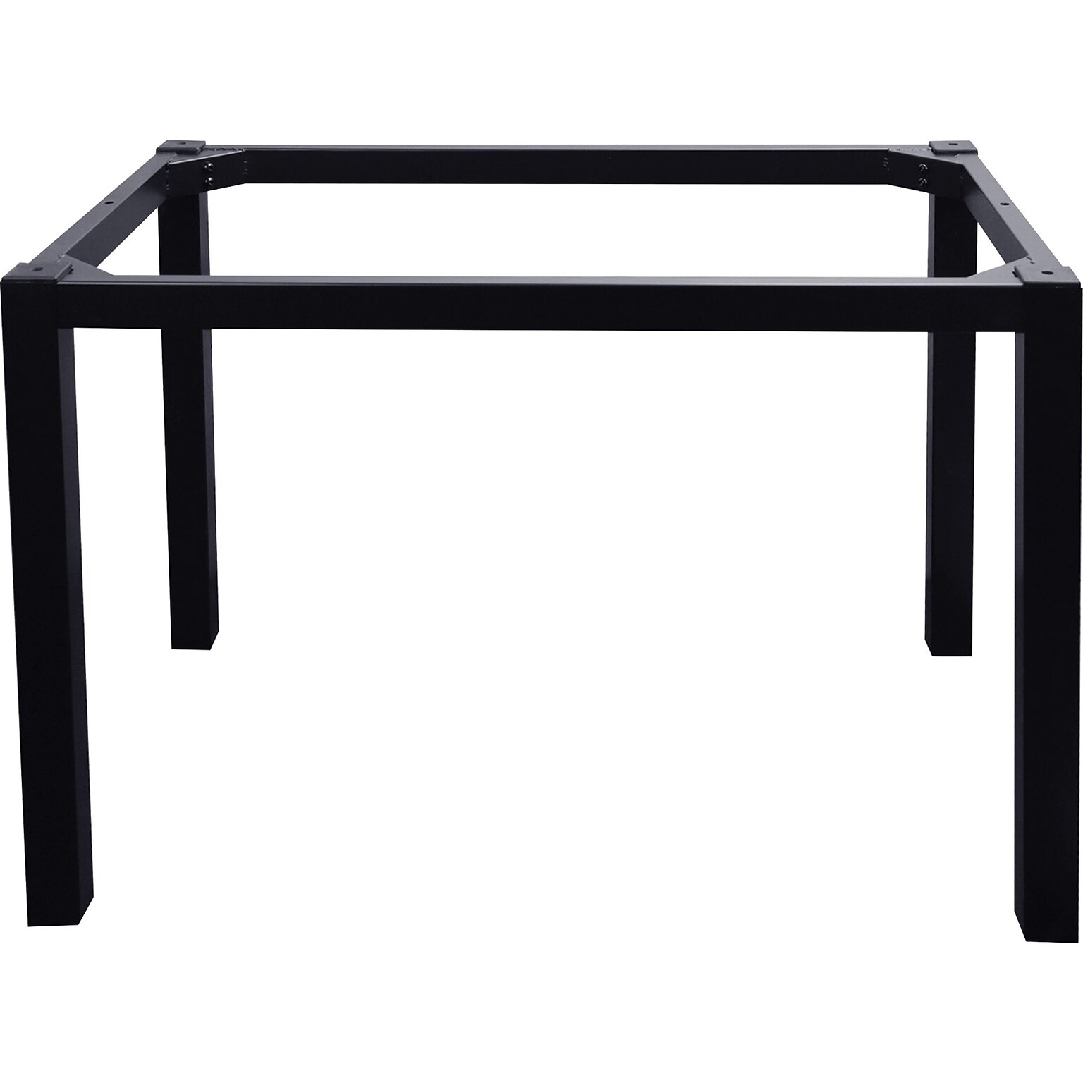Lorell Adjustable Desk Riser Floor Stand, Black Steel (LLR82015)