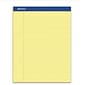 Ampad Evidence Notepad, 8.5" x 11.75", Wide Ruled, Canary, 50 Sheets/Pad, 12 Pads (20-270)