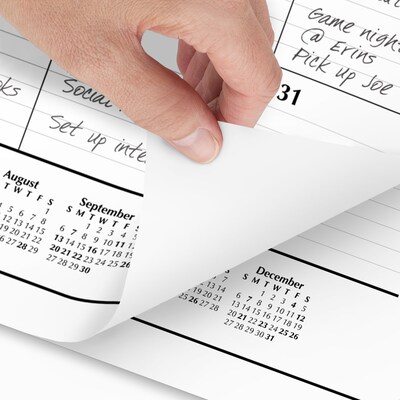 2026 AT-A-GLANCE 24 x 19 Monthly Desk Pad Calendar, White/Black (SK30-00-26)