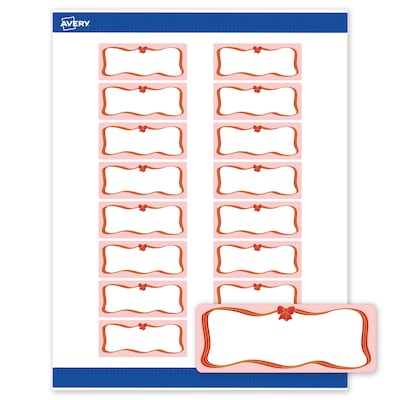 Avery Rectangle Multipurpose Labels, 1 x 2-5/8, White, 160/Pack (19479370570)