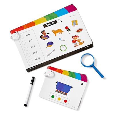 hand2mind Little Minds at Work? Learn to Spell Activity Set, Multicolored (98499)