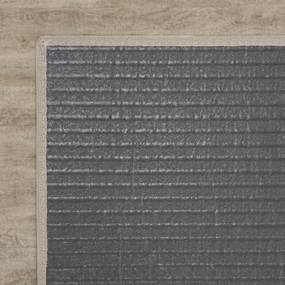 Joy Carpets Water Mill Vinyl 7'8" x 11" Machine Woven Rug, Ridgeline (2170Z-02)