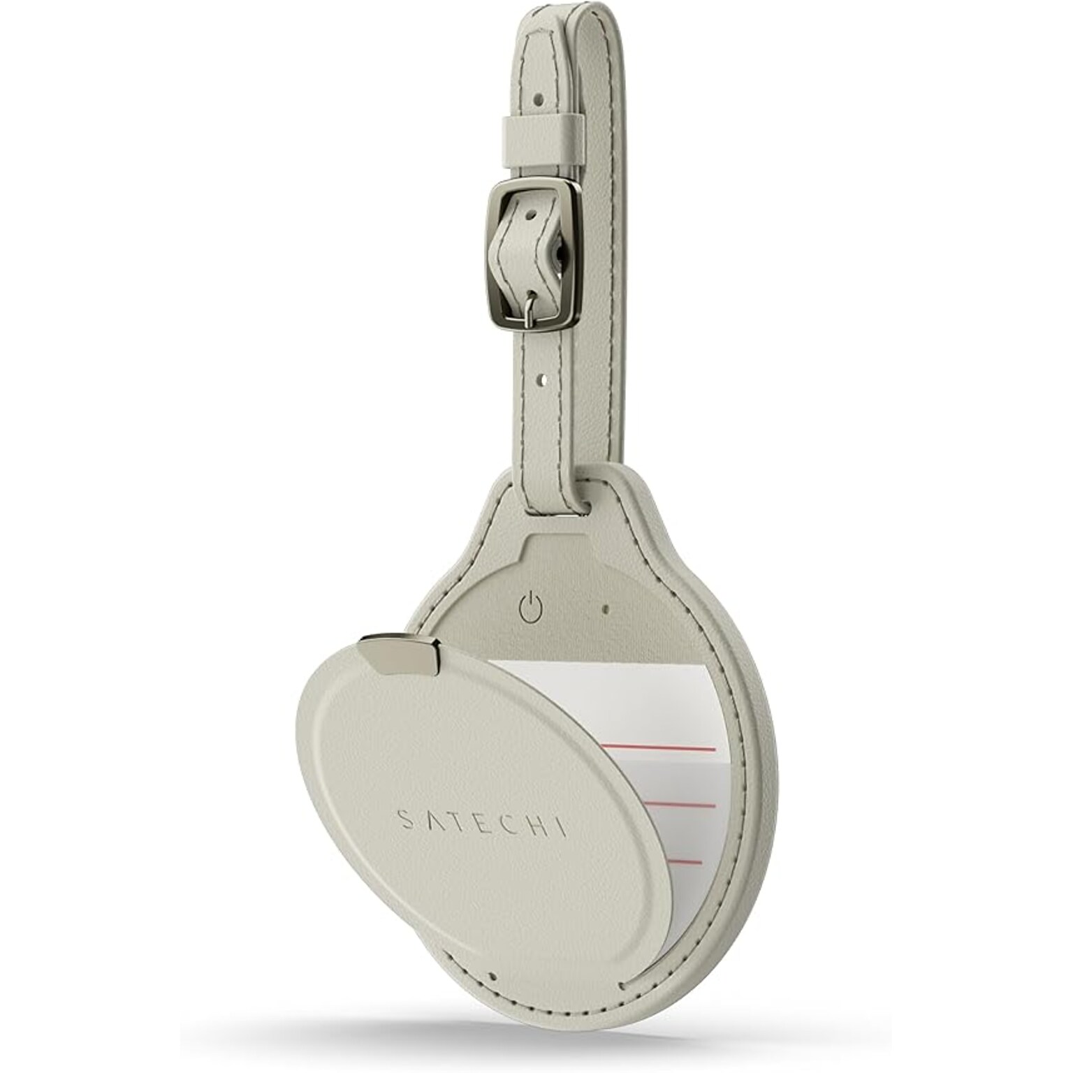Satechi Vegan-Leather FindAll Luggage Tag, Sand (ST-LFALTW)