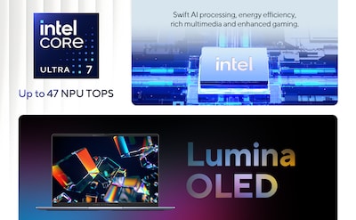 ASUS Vivobook S 14 OLED 14" Laptop, Copilot+ PC, Intel Core Ultra 7 258V, 32GB RAM, 1TB SSD, Backlit Keyboard, Windows 11 Home