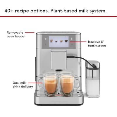 KitchenAid KF8 Pump/Automatic Espresso Machine, Stainless Steel (KES8558SX)