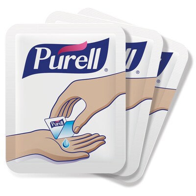 PURELL® Advanced Instant Hand Sanitizer Singles, 2,000/Carton (9630-2M-NS)