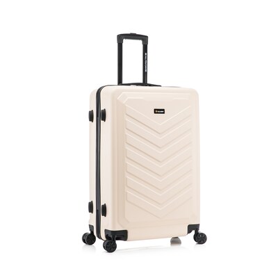 US Army FOX 28" Hardside Suitcase, 4-Wheeled Spinner, TSA Checkpoint Friendly, Sand (USLFOX00L-SAN)