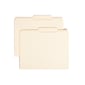 Smead File Folders, Reinforced 2/5-Cut Tab, Letter Size, Manila, 100/Box (10376)