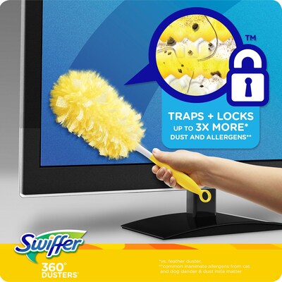 Swiffer Heavy Duty Duster Blend Refills, Yellow, 11/Box (99035)