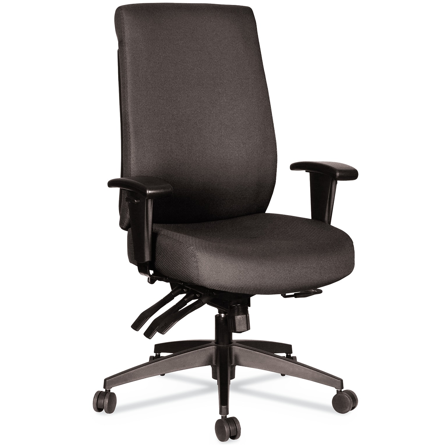 Alera® Wrigley Series Height & Width Adjustable Arm Ergonomic Polyester Task Chair, Black (ALEHPT4101)
