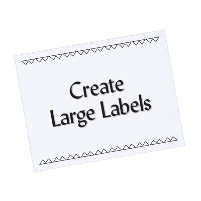 PRES-a-ply Laser/Inkjet Shipping Labels, 8-1/2" x 11", White, 100 Labels/Box (30605)