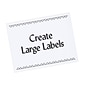 PRES-a-ply Laser/Inkjet Shipping Labels, 8-1/2" x 11", White, 1 Label/Sheet, 100 Sheets/Box (30605)