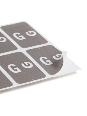 Smead® Alpha-Z Color-Coded Second Letter "G" Labels, 10 Labels Per Sheet, Gray, 1"H x 1 5/8"W, 100 Labels/Pk