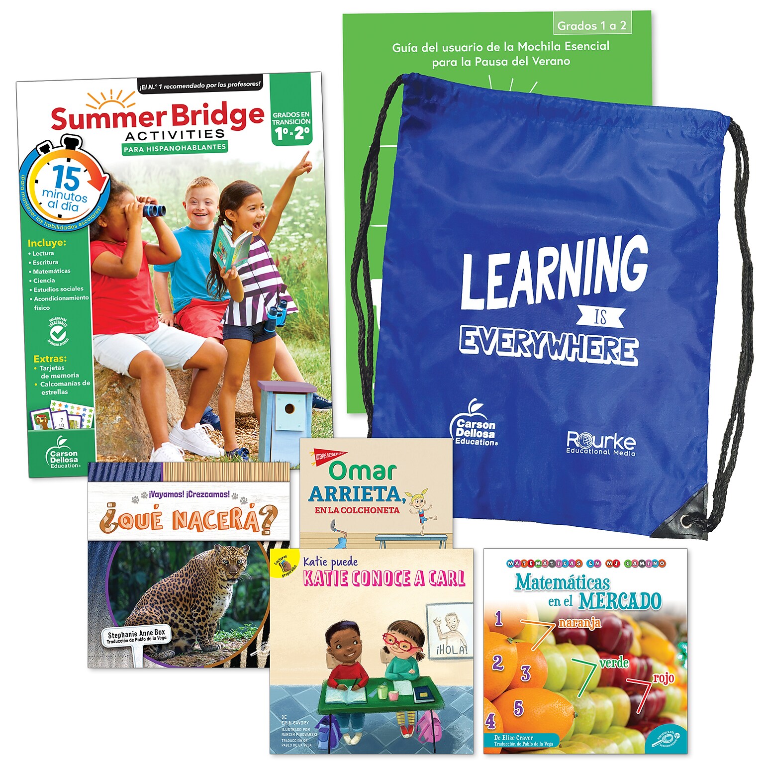 Summer Bridge Activities Summer Bridge Spanish Backpack, Grade 1-2 Workbook, 7/Set (CD-145437)