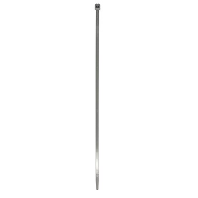 ProBrand 8 Nylon 6/6 Standard Cable Ties with 50-lbs. Tensile Strength, Gray, 100/Pack (CABTIE840GR