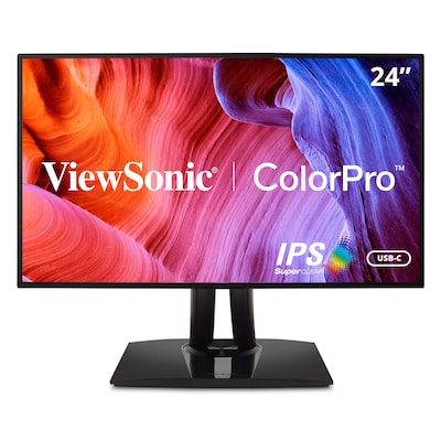 ViewSonic ColorPro 24 60 Hz LCD Monitor, Black (VP2468A)