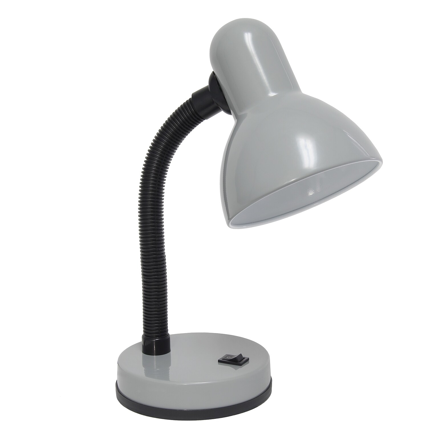 Simple Designs Basic LED Desk Lamp, 14.25, Silver (LD1003-SLV)