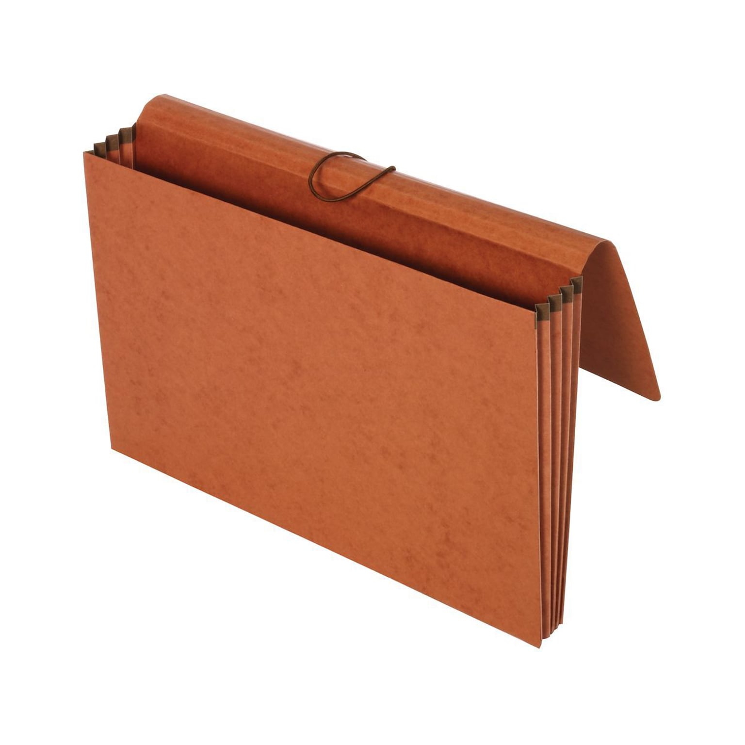 Pendaflex Reinforced 5.25 Expanding Wallet with Flap & Cord Closure, Legal Size, Brown, 10/Box (73189)