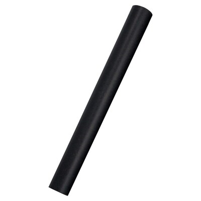 JAM Paper Short Mini Roll Wrapping Paper, 26.3 sq. ft., Black Kraft, 2/Pack(2770135K263a)